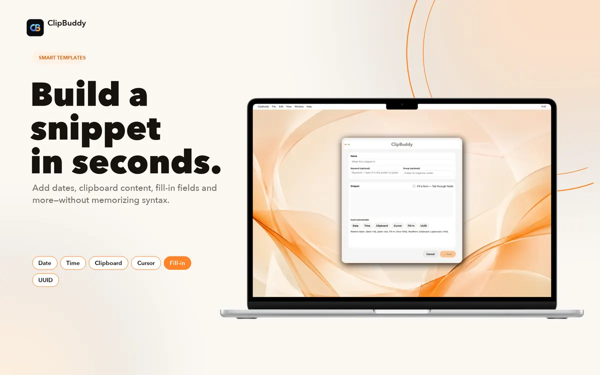 Build a Snippet in Seconds